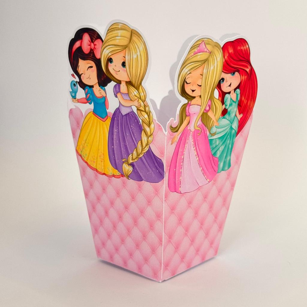 10 cachepôs centro de mesa PRINCESAS BABY CUTE SEM NOME PRONTA ENTREGA