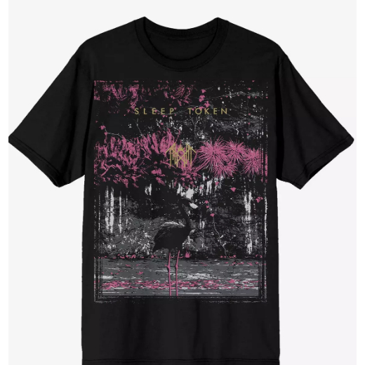 Camiseta Camisa Blusa Algodão Unissex Sleep Token Even In Arcadia Flamingo