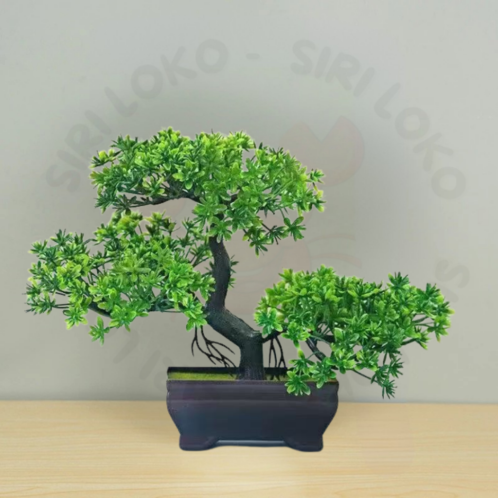 Bonsai Nuvem Artificial com Vaso Preto – Beleza Natural sem Manutenção