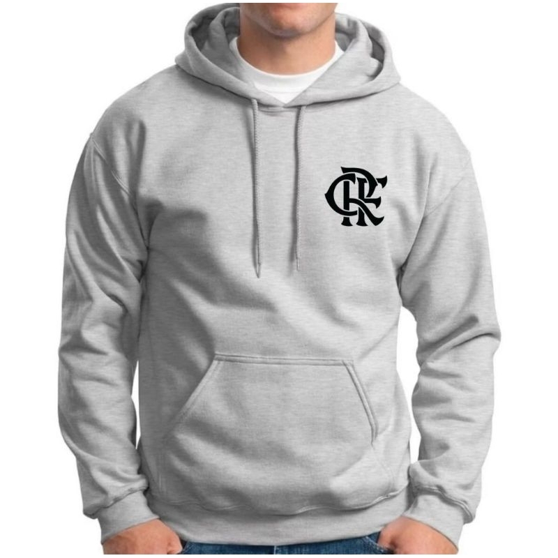 Moletom Masculino Blusa de Frio Canguru com Bolso e Capuz Algodão Premium Inverno