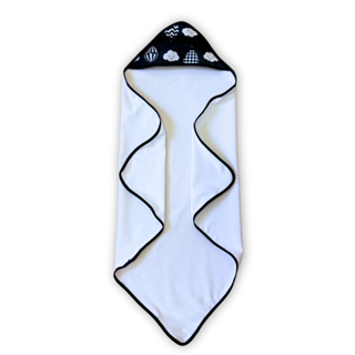 Toalha de Banho para Bebe Recem Nascido com Capuz Forrado Estampado em Oferta na Shopee