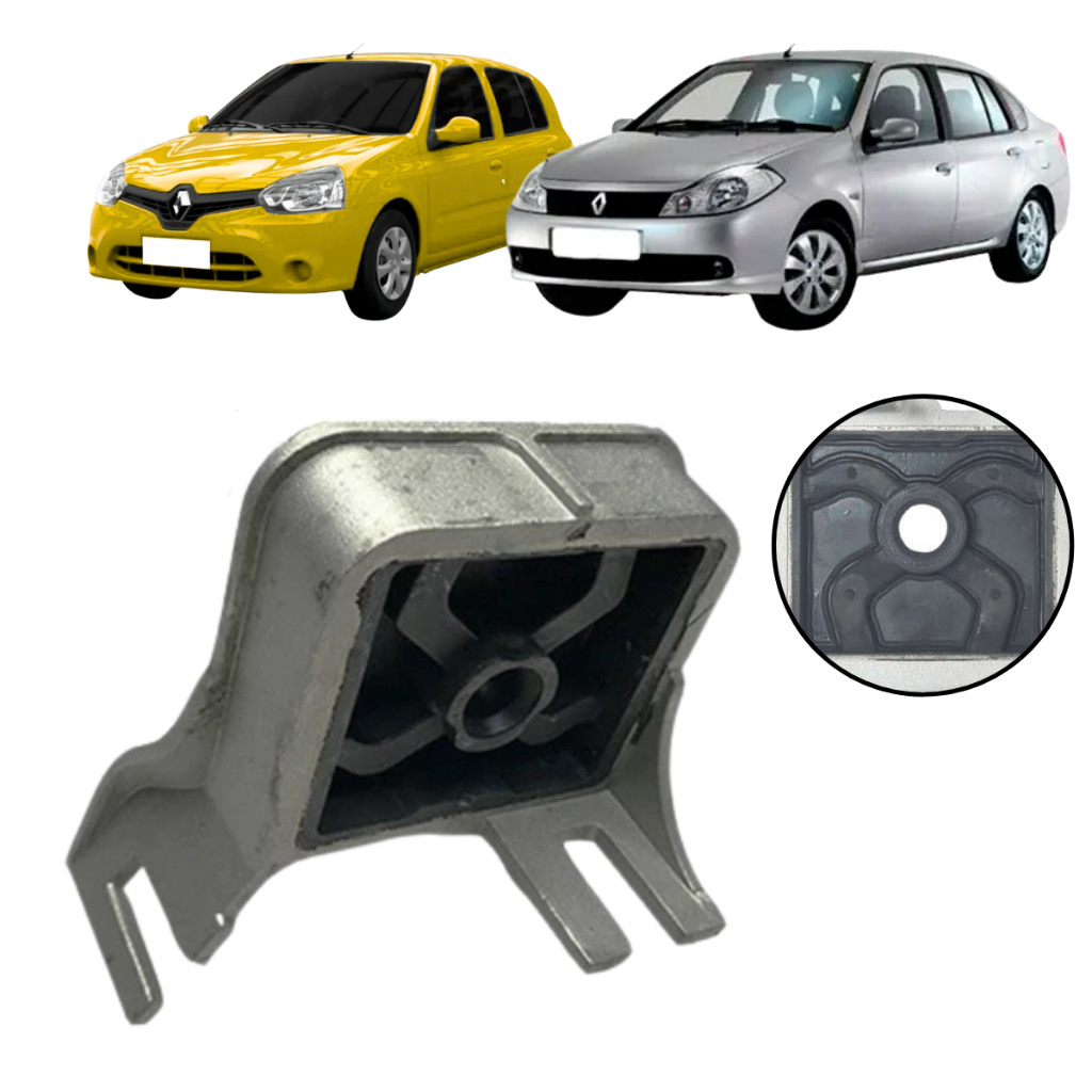 Coxim Traseiro Do Escapamento Renault Clio Symbol 1.0 1.6 2000 A 2016 em Oferta na Shopee