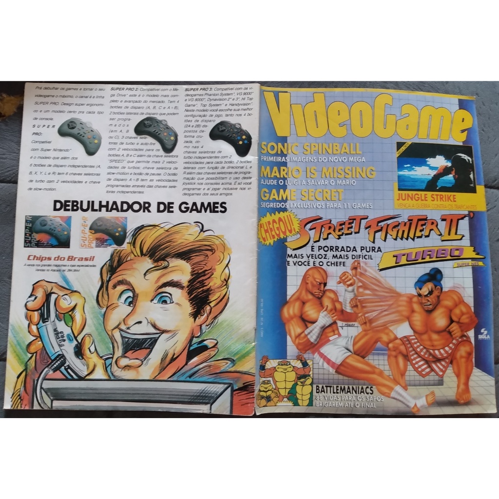 Revista Videogame Nº 29 Street Fighter 2 Turbo