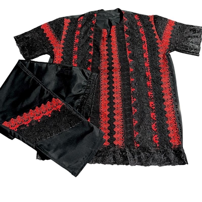 Conjunto masculino entremeios Super Luxo Umbanda E Candomblé 2 peças