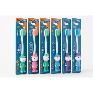 Kit 8, 12 ou 24 Escovas de Dente INFANTIL Navy /BLU Cerdas Macias