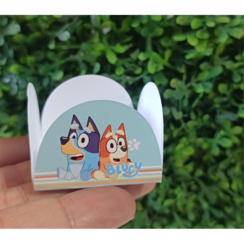 FORMINHA DE DOCINHO OU BRIGADEIRO BLUEY AZUL SEM PERSONALIZAÇÃO