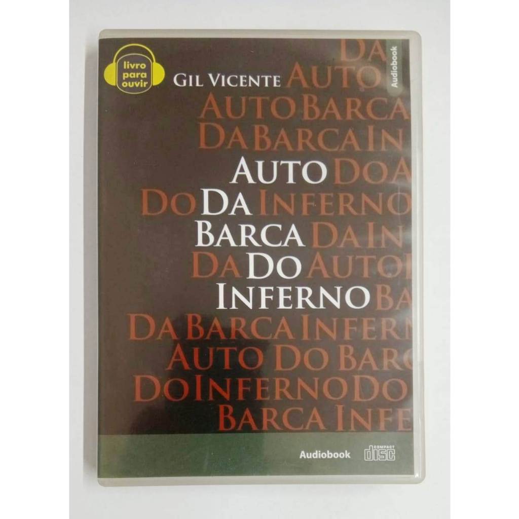 CD audiobook Auto da barca do inferno Gil Vicente original cxd