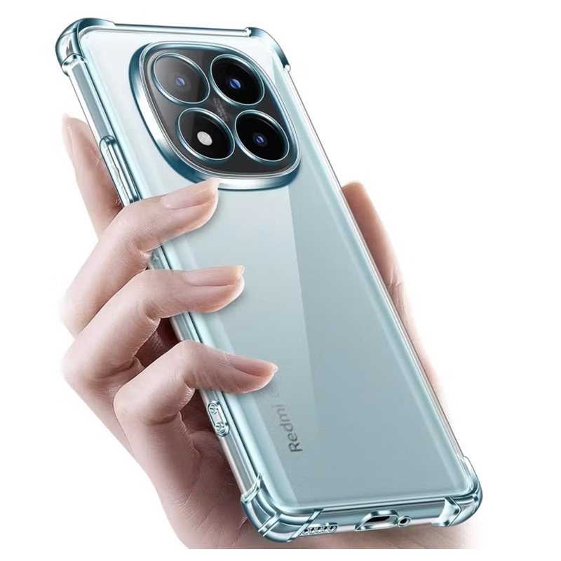 2X1 Xiaomi Poco X7 5G-Película Frontal Ceramica 3D + Capa Transparente TPU Silicone
