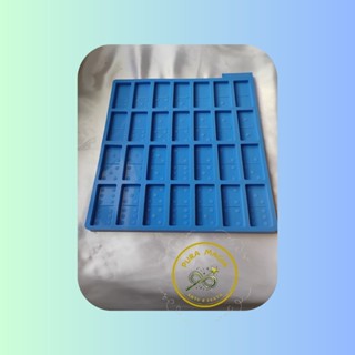 Molde de Silicone Dominó G 5 cm - 6mm Espessura artesanato resina epóxi em Oferta na Shopee