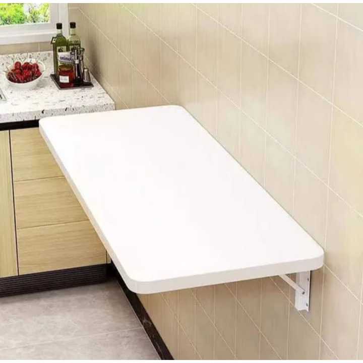 MESA DOBRÁVEL COM SUPORTE – MDF COR BRANCA em Oferta na Shopee
