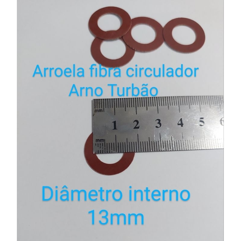 ARRUELA FIBRA KIT C/ 10 UNIDADES CIRCULADOR ARNO TURBÃO