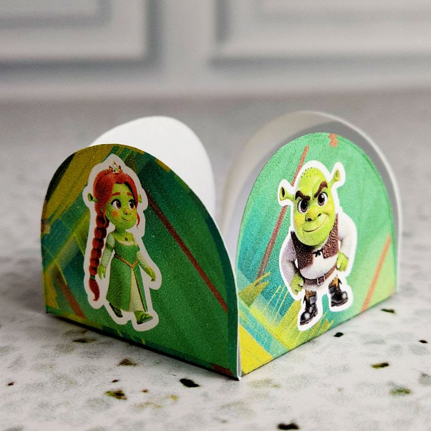 Forminhas Personalizadas para Docinhos Brigadeiro Sherek - Lembrancinhas, Enfeite e Decoração Festa Infantil