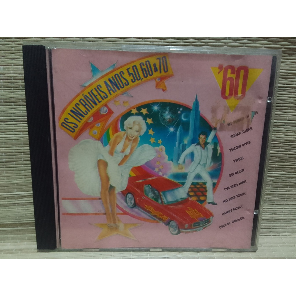 CD Os Incríveis Anos 50, 60 & 70 - Crazy Eddie And The Mastermixers  '60 (Anos 60)