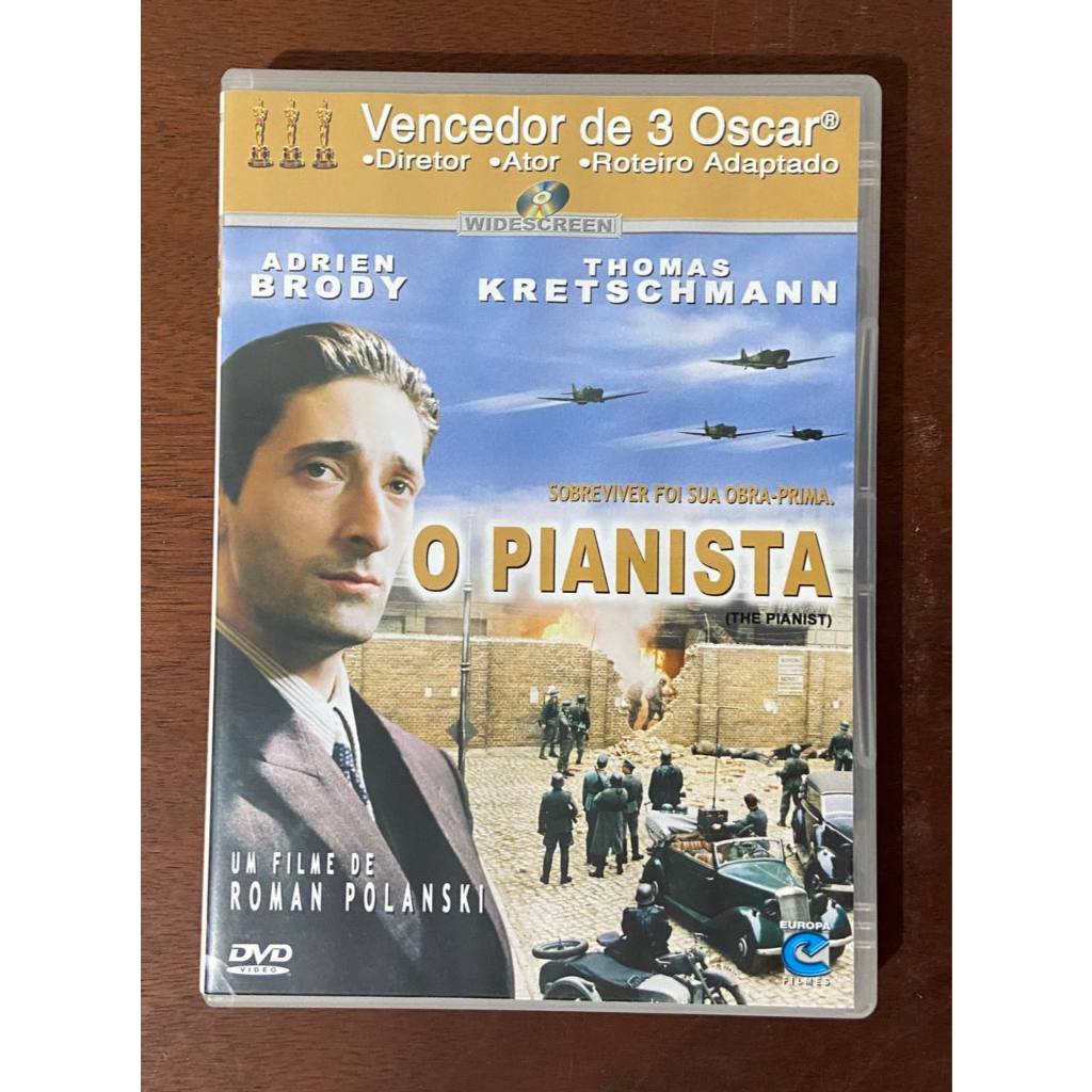Dvd O Pianista - Roman Polanski, Adrien Brody, Thomas Kretschmann original