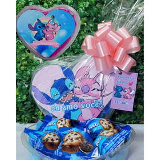 Cesta Personalizada de Chocolates do Stitch para Presente Aniversario Lembrancinha Namorados em Oferta na Shopee