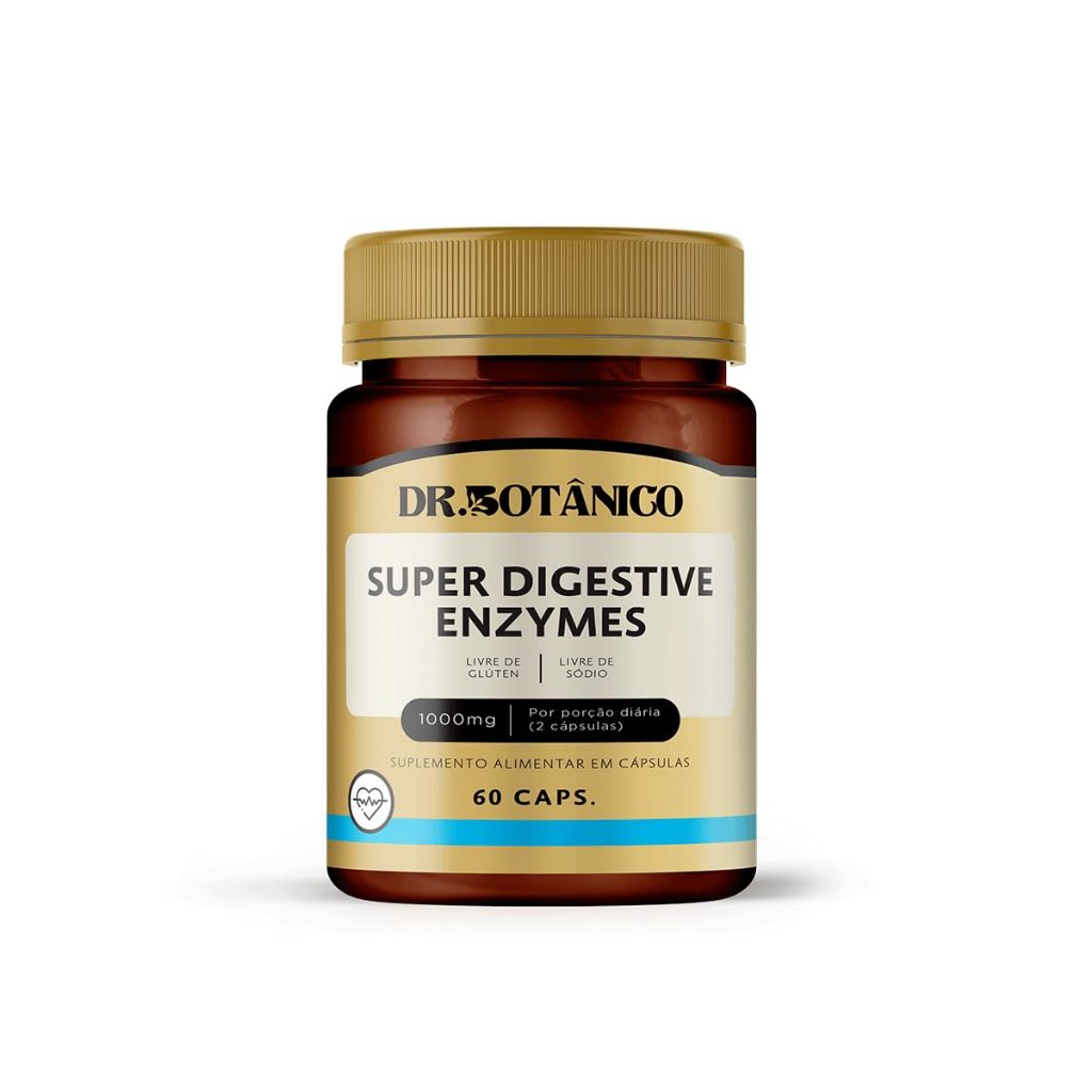 SUPER DIGESTIVE ENZYMES 1000MG 60CAPS - DR. BOTÂNICO