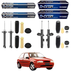 KIT 4 AMORTECEDOR FIESTA 96 A 2000 ORIGINAL NAKATA + KITS