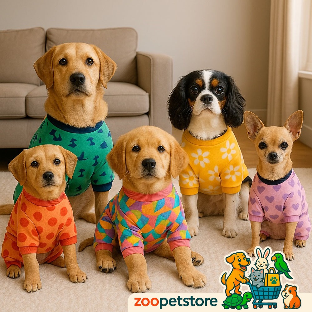 Roupa Pet Pijama para Cachorro e Gato Soft Estampado Lulika em Oferta na Shopee