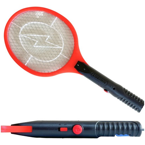 Raquete Elétrica Recarregável Mata Mosquitos e Moscas Cores Sortidas em Oferta na Shopee