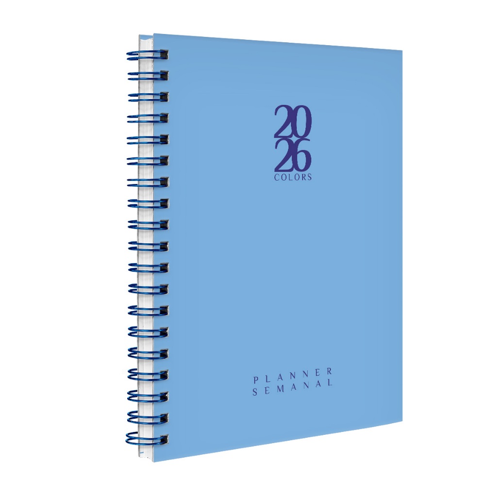 Agenda Planner Semanal 2026 Solid Colors