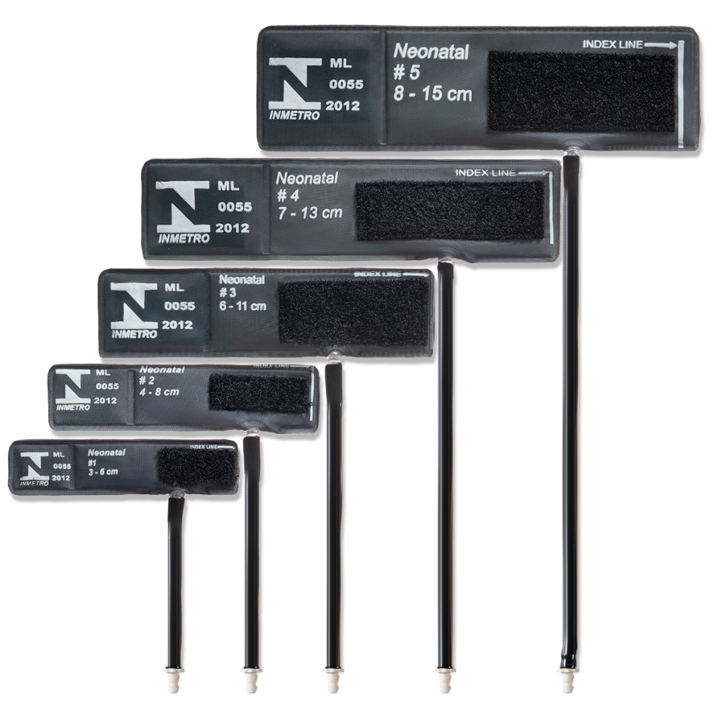 Kit Braçadeiras Manguito 1 Via Neonatal / Tamanhos 1 Ao 5 em Oferta na Shopee