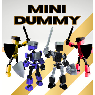 Boneco Dummy 13 Mini - Articulado Com Acessórios Multicores Action Figures em Oferta na Shopee