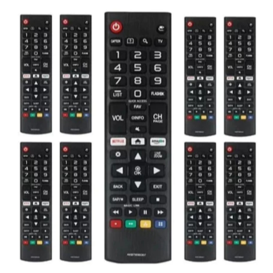 Controle Remoto TV Compatível Semp toshiba, TCL, Philco, Philips, LG,Samsung,Sony LCD Bravia,Panasonic SMART