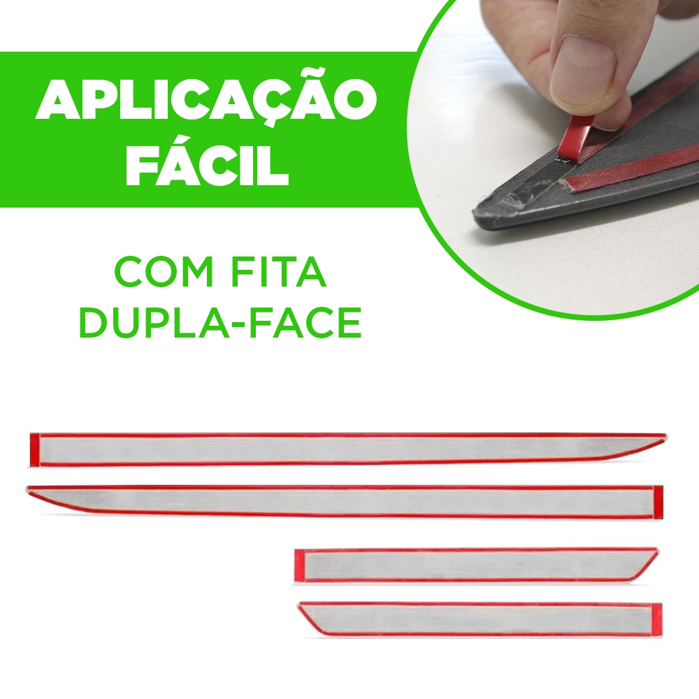 Friso Lateral Tera 2025 a 2026 Ponta Facao Cor Original e com Grafia em Adesivo - Modelo Universal Compatível
