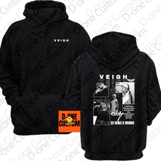 Moletom Blusa de Frio Veigh Eu Venci o Mundo Rapper Estampado Rap Com Capuz Hip-Hop Musica Homenagem em Oferta na Shopee