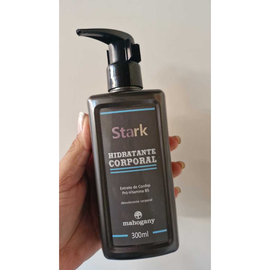 STARK HIDRATANTE MASCULINO DESODORANTE CORPORAL 300 ML - MAHOGANY
