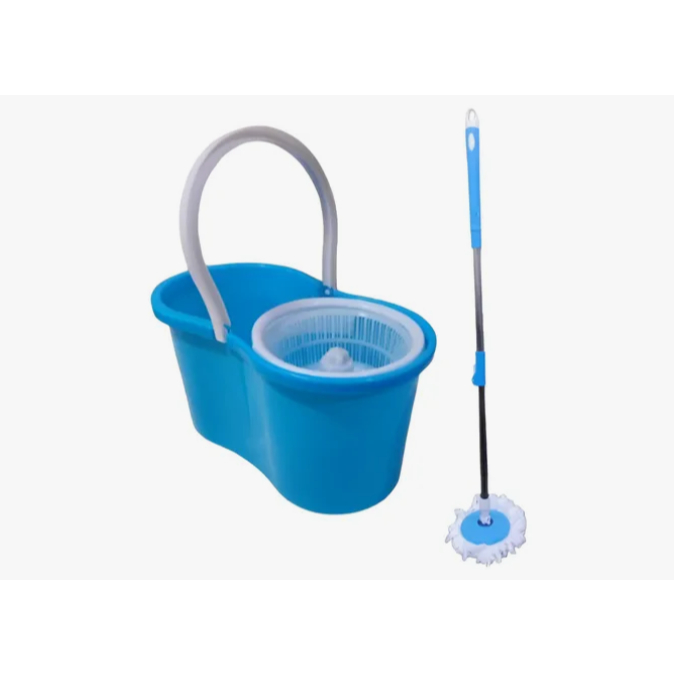 Esfregão Mop Limpeza Prática Balde 9 Litros