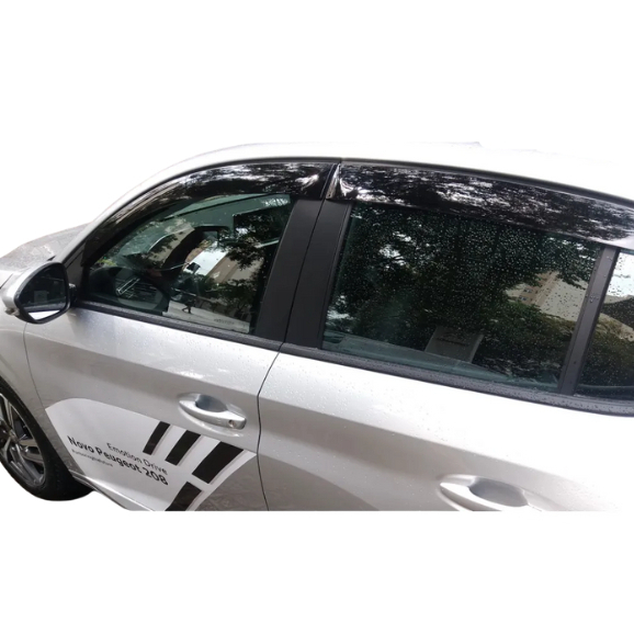 Calha Inteiriça/Slim Peugeot 208 2º Geração 2021/2025 4 Portas TG Poli