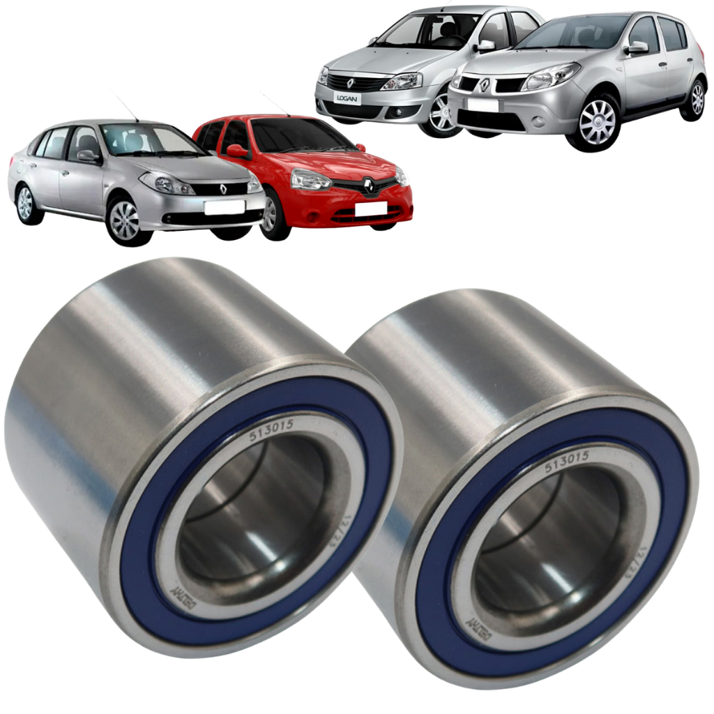 Par De Rolamento De Roda Traseira Renault Clio Symbol Sandero Logan Megane 1997 A 2014 em Oferta na Shopee