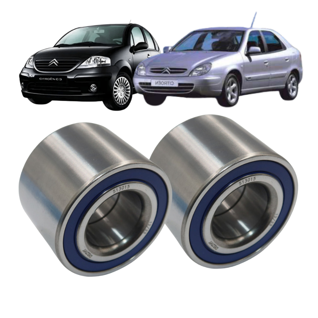 Par De Rolamentos De Roda Traseira Citroen C3 Xsara 2001 A 2012 em Oferta na Shopee