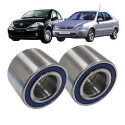 Par De Rolamentos De Roda Traseira Citroen C3 Xsara 2001 A 2012