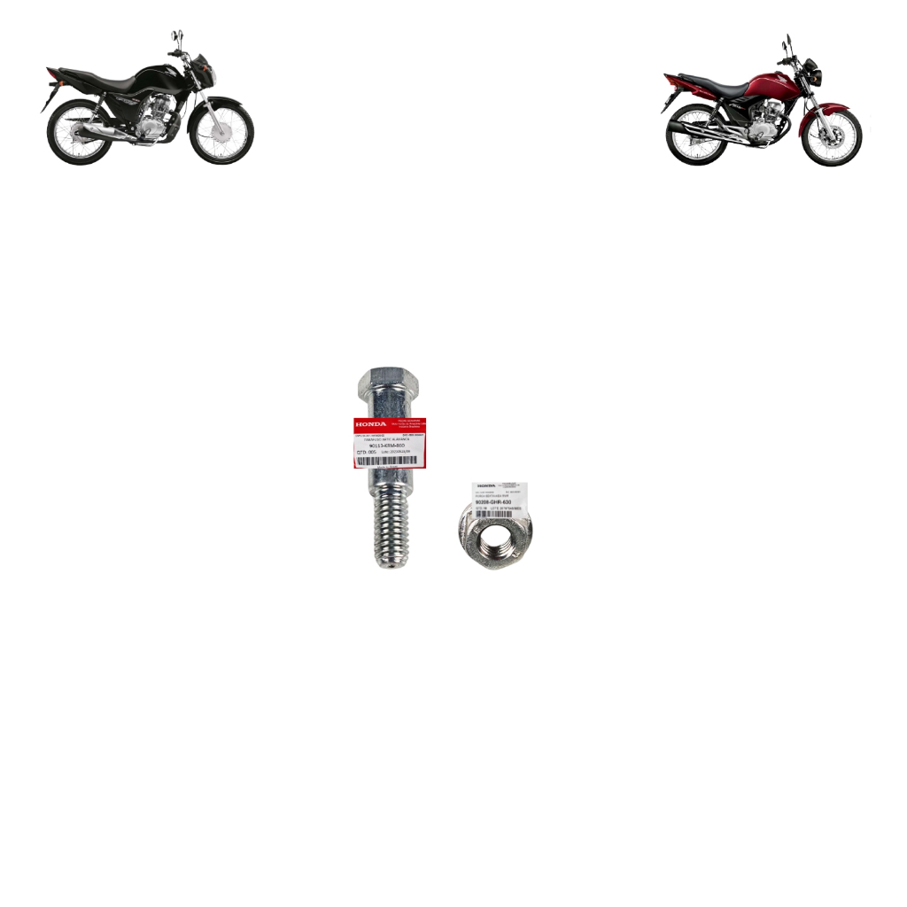 Kit Parafuso e Porca Manete Embreagem CG 125 150 160 Original Honda