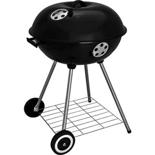 Churrasqueira a Bafo Itaparica Premium Móvel Bacia Aço Esmaltado Grelha Grade e Rodinha - Mor em Oferta na Shopee