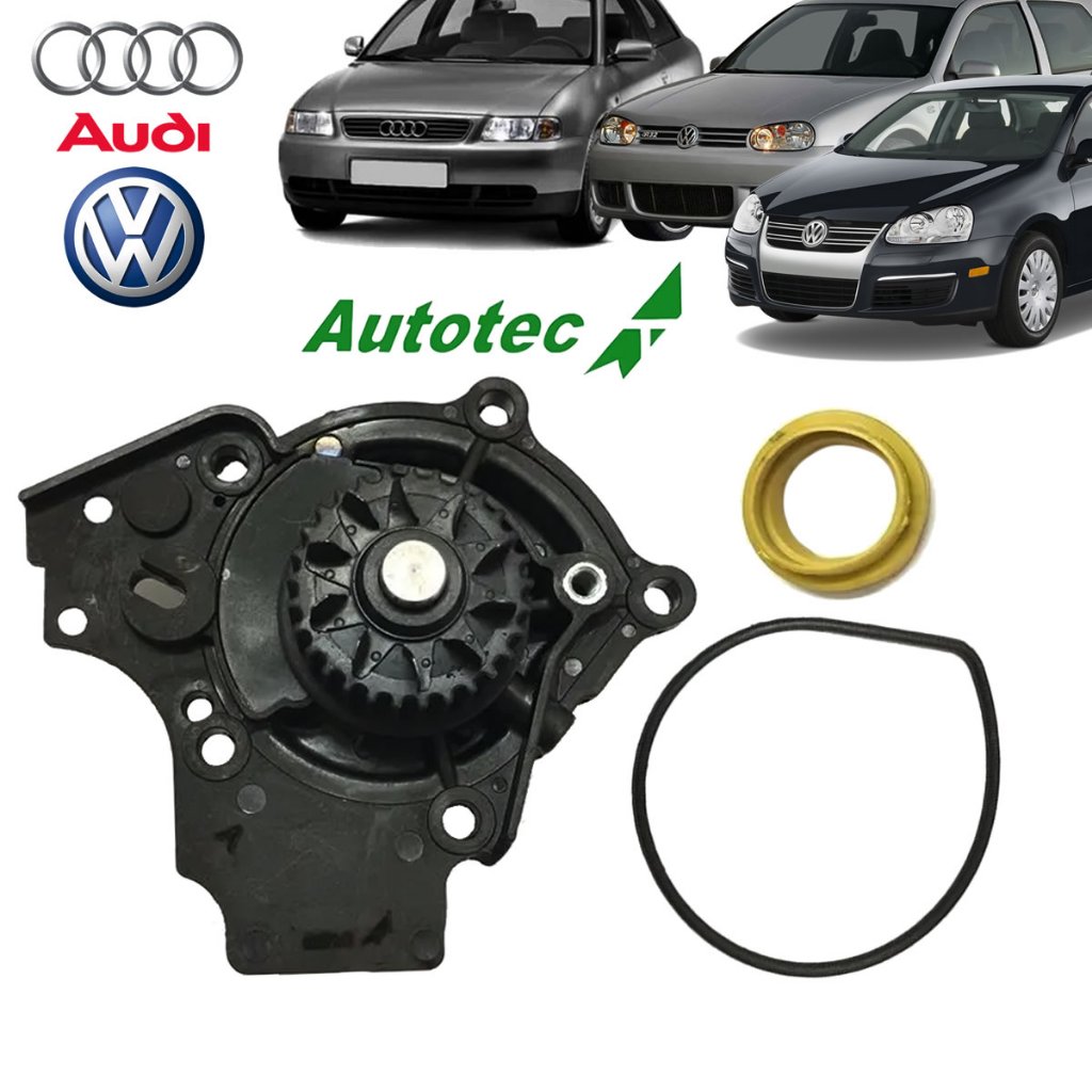 Bomba D'água Volkswagen Jetta Golf Tiguan Audi A3 2.0 Turbo 06H121026 Novo Autotec c/NF e Garantia