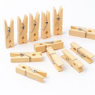 Pregador Mini 35mm Madeira Prendedor 48 Peças Organizador em Oferta na Shopee