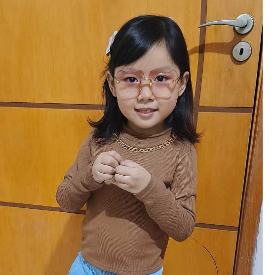 Blusinha infantil Modal Ribana de Corrente na Gola Manga Longa em Oferta na Shopee