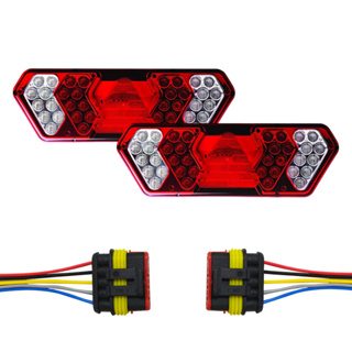 Par Lanterna Traseira Guerra Led Caminhão Carreta 12v 24v Bivolt em Oferta na Shopee