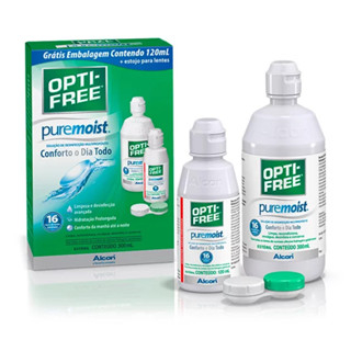 OPTI FREE PUREMOIS KIT 300 ML + 120 ML em Oferta na Shopee