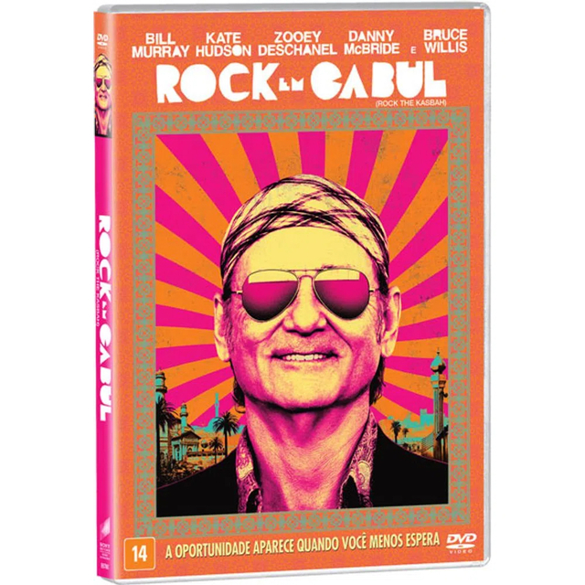 DVD: Rock em Cabul (dublado & legendado) filme de comédia c/ Bill Murray, Kate Hudson, Bruce Willis