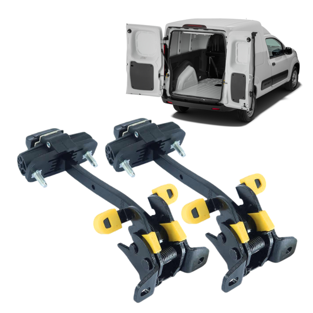 Par De Limitador Da Porta Traseira Bau Fiat Fiorino 2014 A 2024