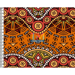 Tecido OXFORD estampado digital - Étnicos em Oferta na Shopee