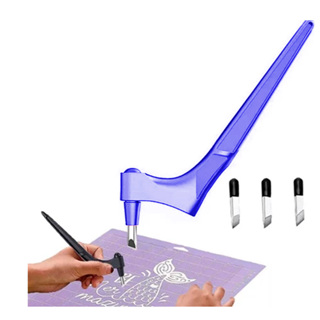 Estilete Precisao Caneta 360o Rotativa Patchwork Scrapbook em Oferta na Shopee
