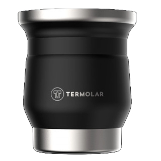 Cuia Térmica Tupi Preta 250mL Termolar em Oferta na Shopee