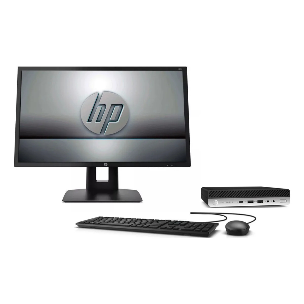 Cpu Hp Elitedesk 800g3 I5 7500t 16gb 240ssd Win11 Monitor 22