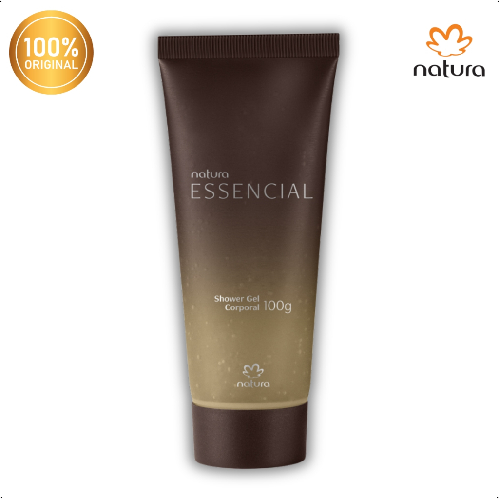 Shower Gel de Banho Corporal Essencial Masculino 100 gramas para homem