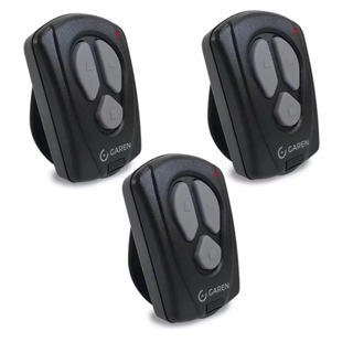 Controle Portão eletrônico Garen TX New 3 botões 433Mhz controle remoto automático alarme e garagem em Oferta na Shopee